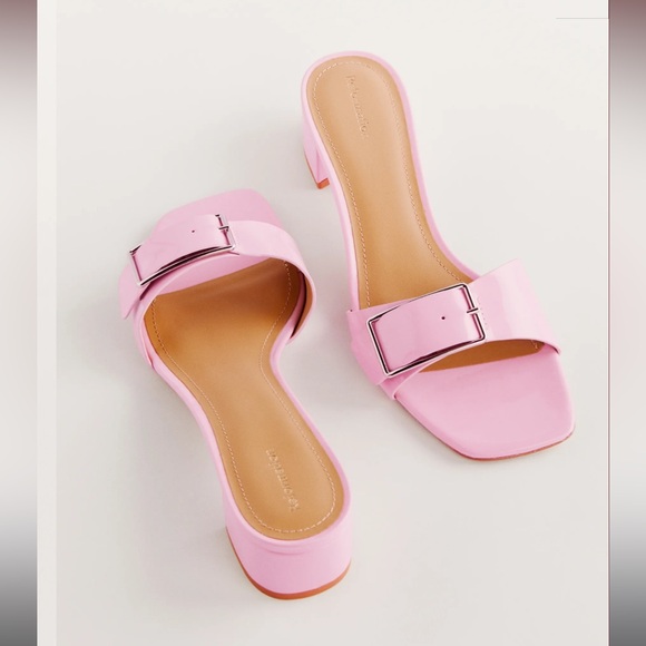 Reformation Adria Block Heeled Sandal - Picture 1 of 8